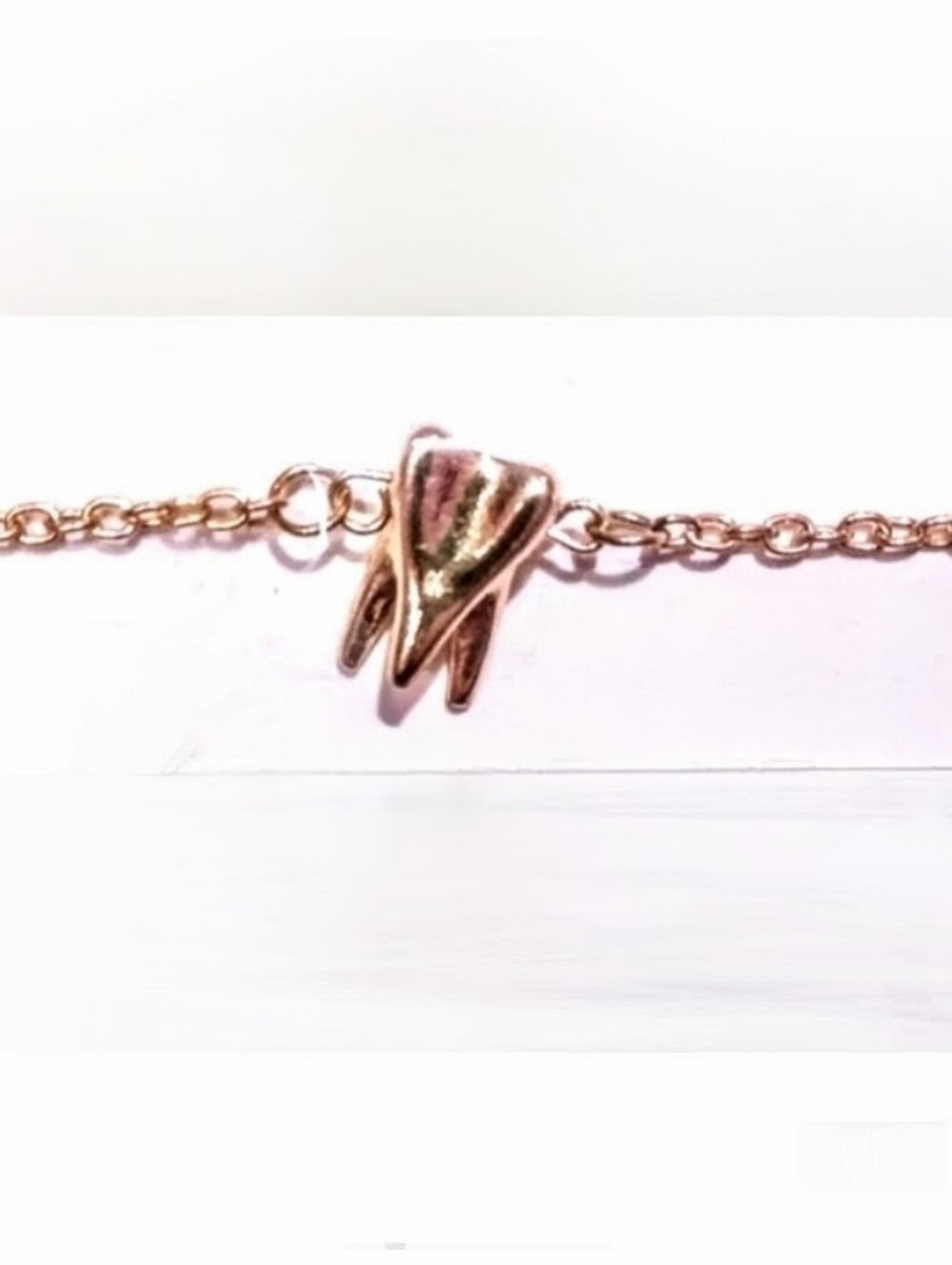 Rose Gold Dental Tooth Bracelet